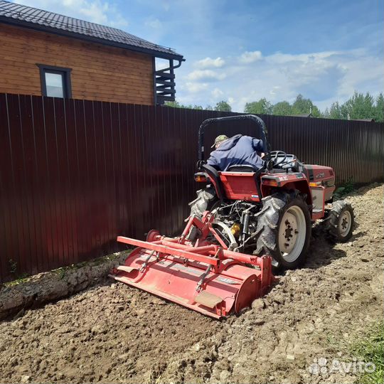 Вспашка мини-трактором