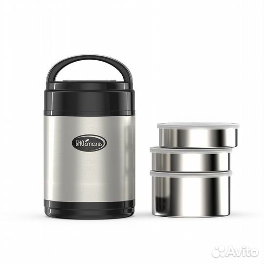 Термос biostal NR-1800 широкое горло 1.8л 3 конт