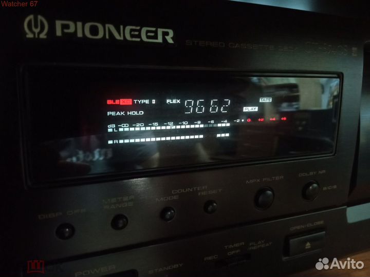Pioneer CT-S740S кассетная дека 220 воль профилака