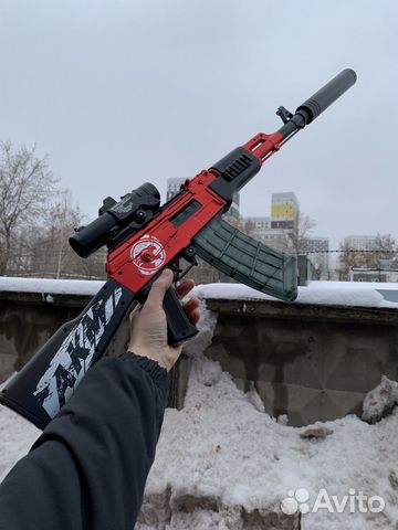Автомат Калашникова ак-47 с нерф пулями и гильзами купить в Москве с ...