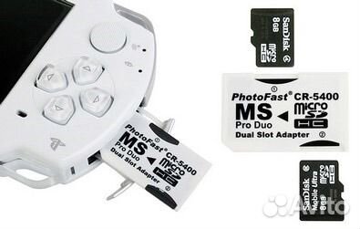 Продам адаптер карт памяти для Psp, установка игр
