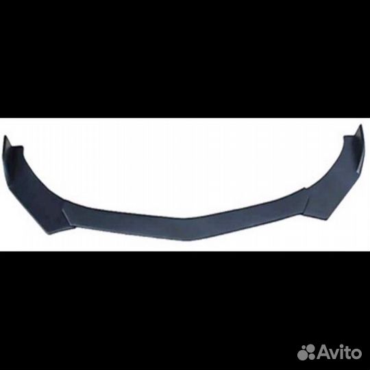 Сплиттер (юбка) переднего бампера универсальный
