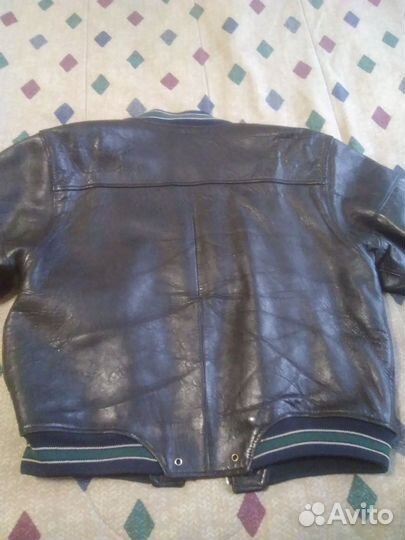 Кожаная куртка пилот бомбер 52-54 США