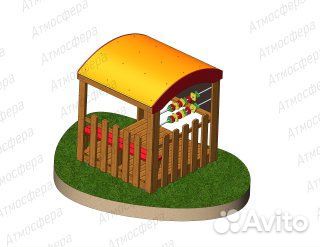 Домик детский игровой со счетами
