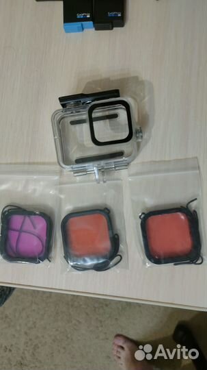 Аквабокс GoPro 8 с 3 фильтрами