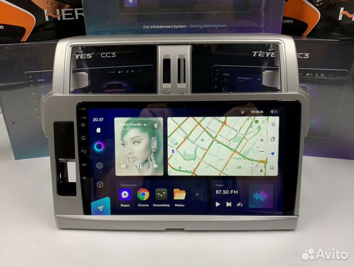 Магнитола Teyes CC3 3/32 для Тойота Прадо 150 1-ре