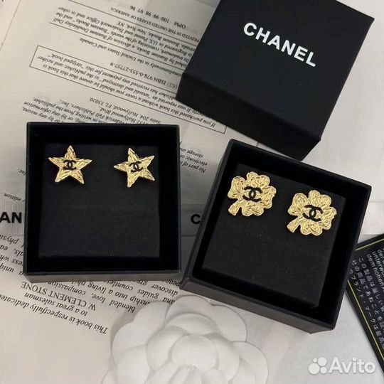 Серьги Chanel Шанель