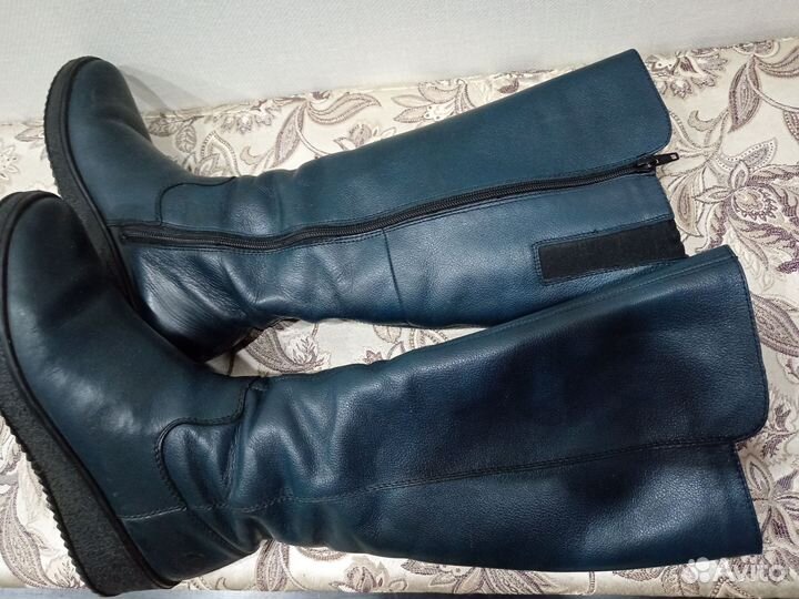 Зимние женские сапоги 38 размер, натуральная кожа