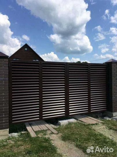 Забор жалюзи