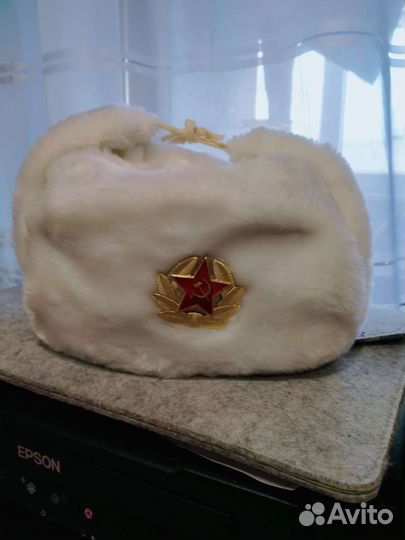 Шапка ушанка меховая