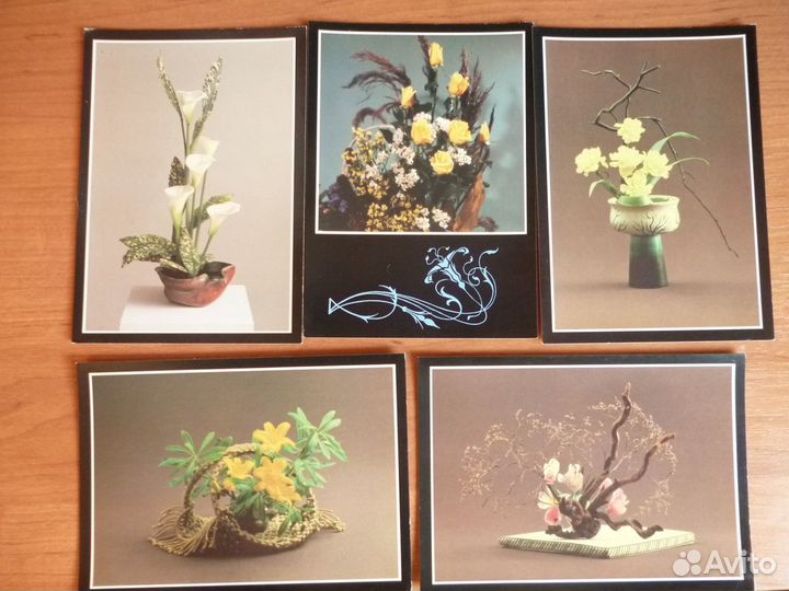 Искусство букета ВДНХ СССР набор открыток