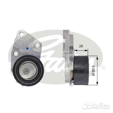 Натяжной ролик привода грм powergrip