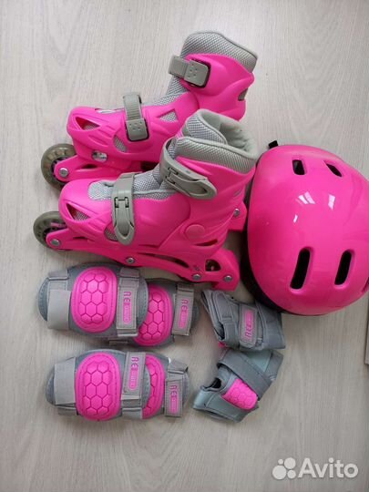 Роликовые коньки детские раздвижные