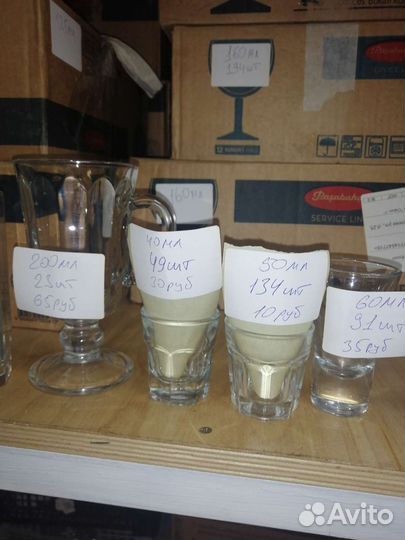 Бокалы для кафе