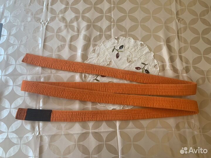 Оранжевый пояс manto для джиу-джитсу