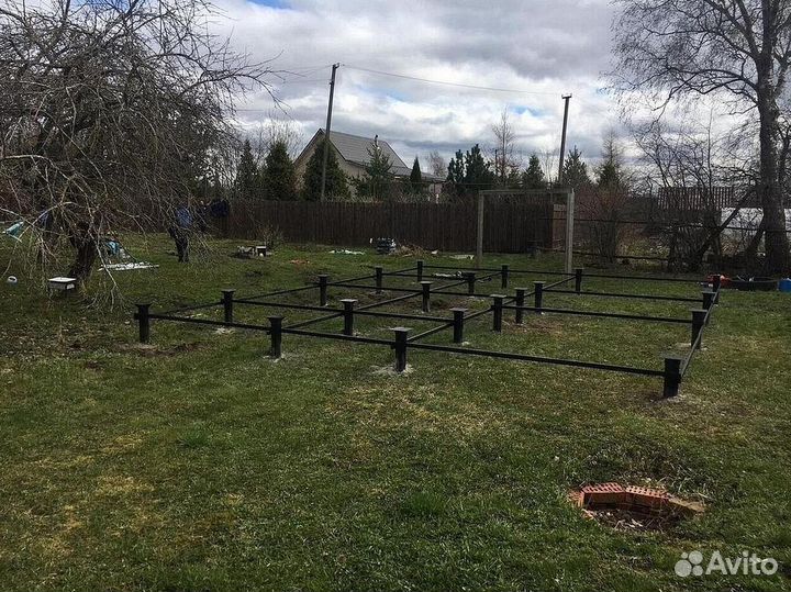 Сваи винтовые под ключ установка