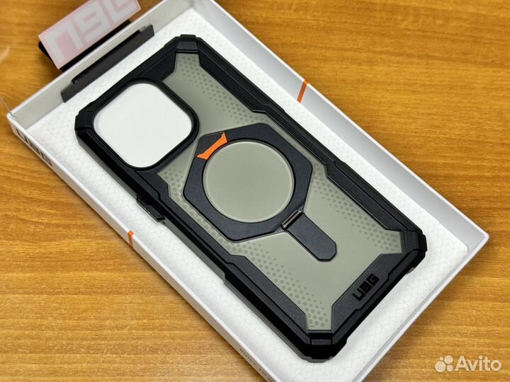 Чехол magsafe Uag Plasma XTE 15 Pro MAX Black/Oran