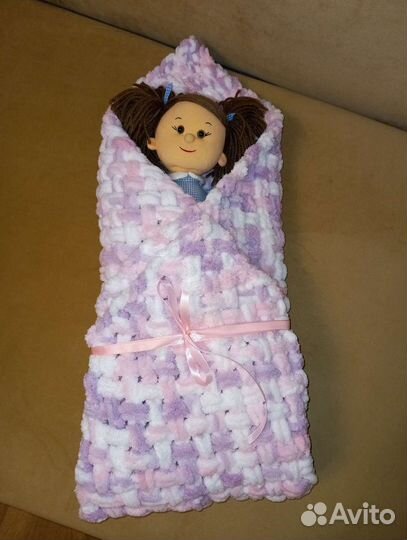 Плед детский плюшевый