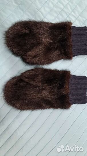 Варежки норковые маленькие