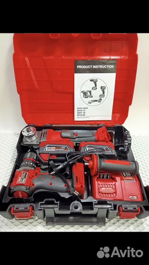 Набор аккумуляторного инструмента 4 в 1