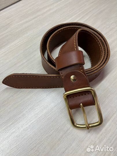 Ремень мужской ручной работы