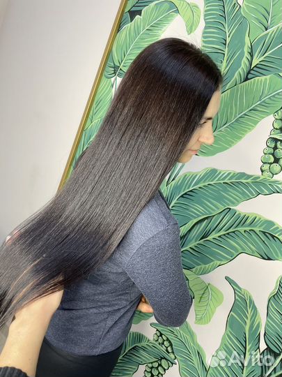 Кератиновое выпрямление волос модель