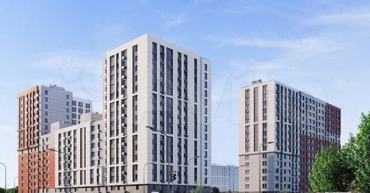 2-к. квартира, 59,5 м², 9/16 эт.