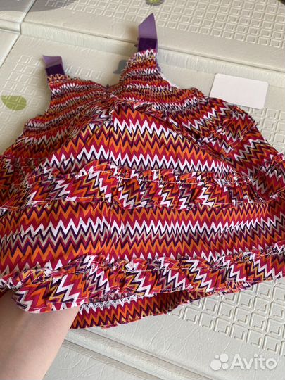 Платье в зигзаг