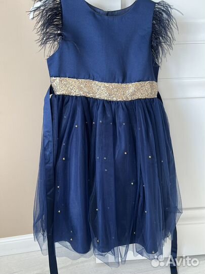 Платье нарядное для девочек для двойни