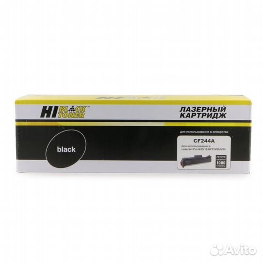 Черный, Картридж Hi-Black CF244AL HP LJ Pro M15/M1