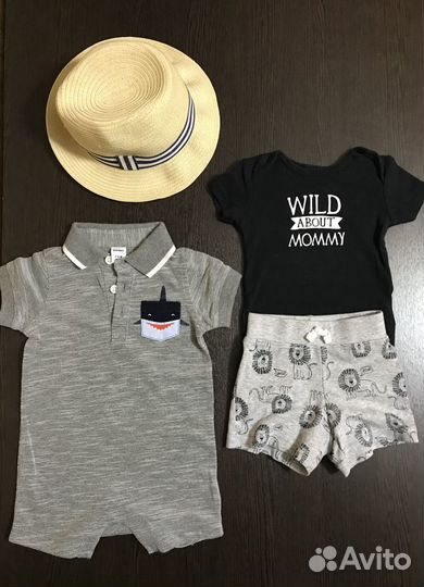 Летние вещи H&M, Old Navy для мальчика 3-9 мес