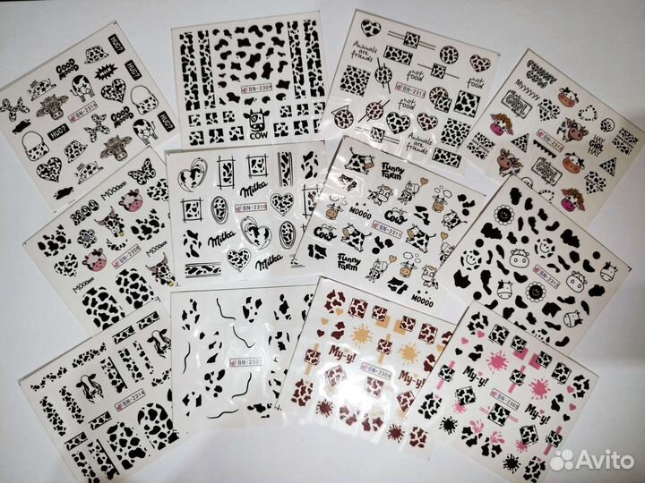 Наклейки для дизайна ногтей