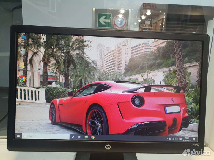 Монитор HP W2072a,1600x900,76Гц,TN