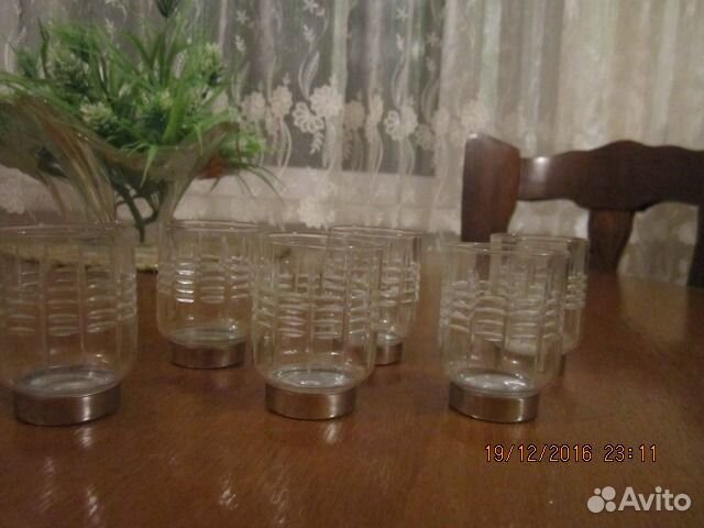 Рюмки хрустальные