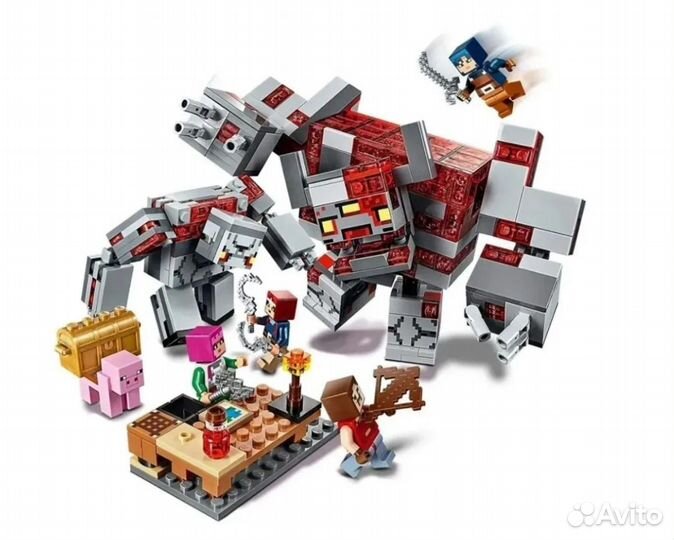 Конструктор Майнкрафт - Битва за красную пыль