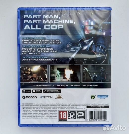Игры для приставок ps5 Робокоп