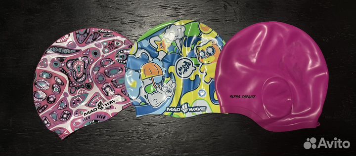 Спортивная шапка для плавания mad wave