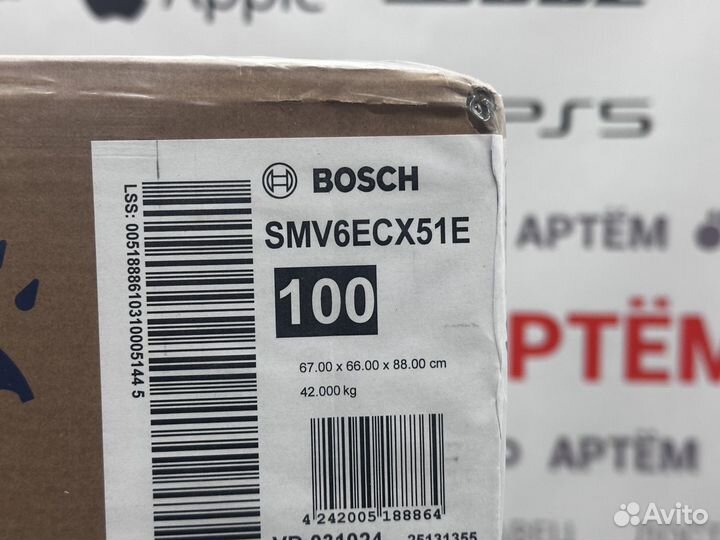 Посудомоечная машина Bosch smv6ecx51e Serie 6