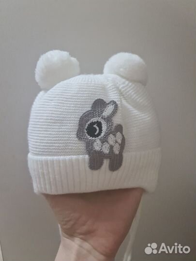 Шапка для малыша 0-3 мес