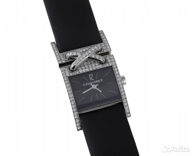 Золотые часы с бриллиантами 1.40ct Chaumet Liens