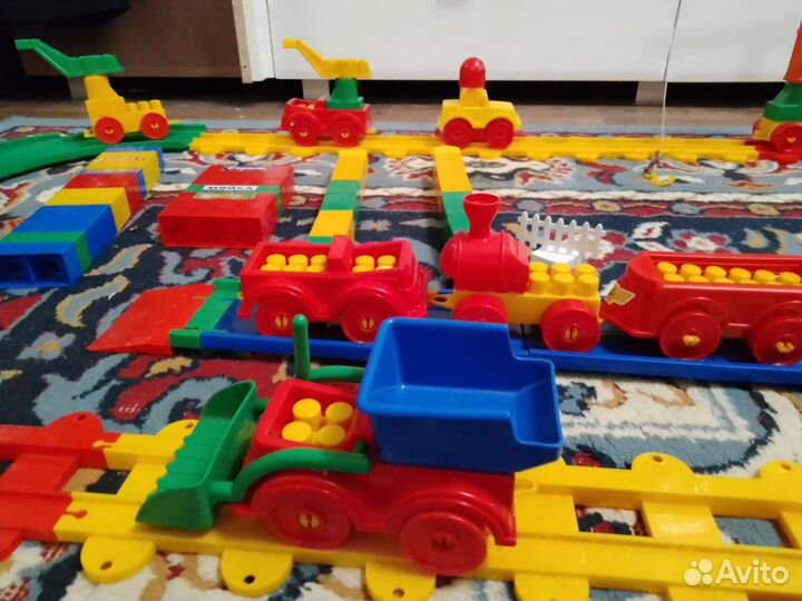 Конструктор bauer стройка и железная дорога