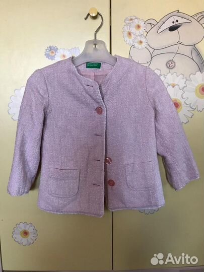 Пиджак для девочки бенетон