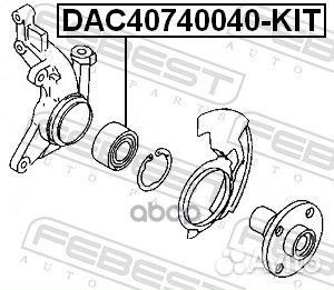 Подшипник ступицы VAG Octavia 96, A3 96, Leon