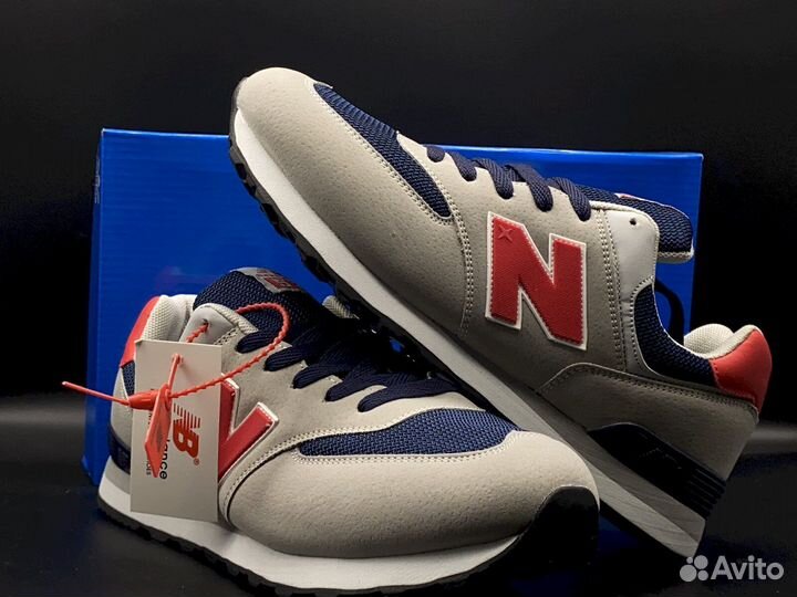 Мужские серые кроссовки New Balance