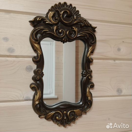 Зеркало СССР настенное в резной рамке