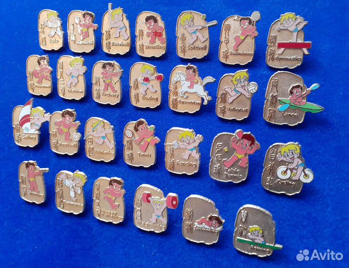 Полный набор значков. Олимпиада 2008. Пекин