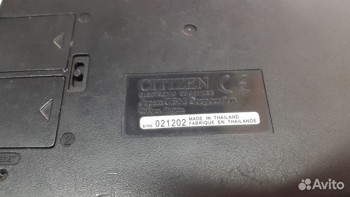 Citizen RX-9600 электронный органайзер