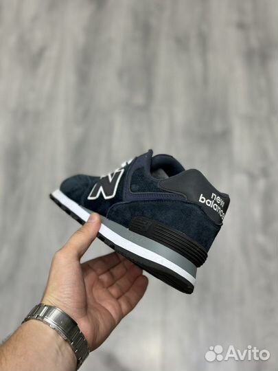 Кроссовки New Balance 574 синие мужские большие