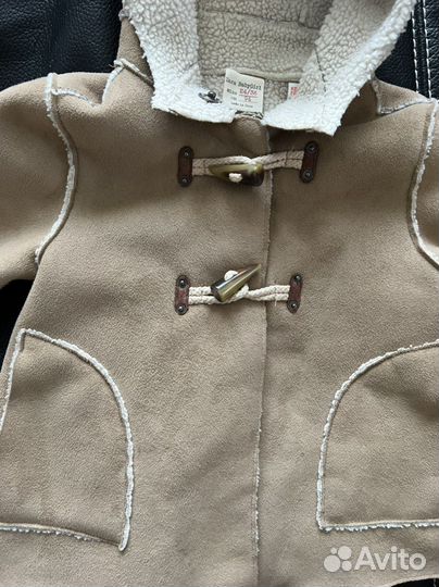 Дубленка zara детская