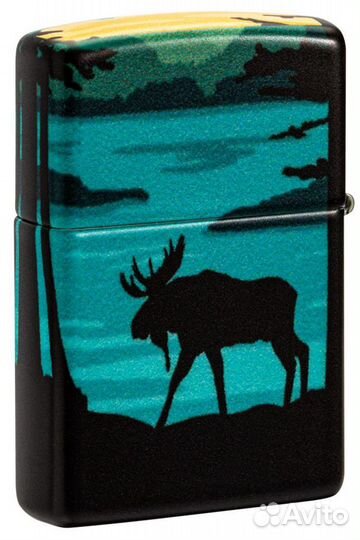 Зажигалка Zippo Premium - Moose Landscape Design